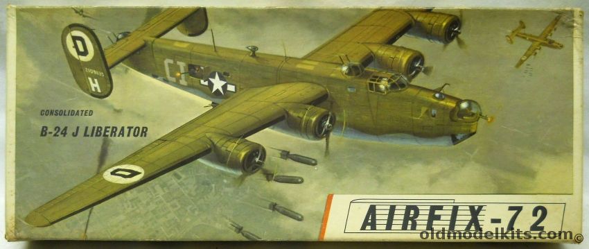 Airfix 1/72 Consolidated B-24J Liberator - USAAF 392 BG, 586 plastic model kit